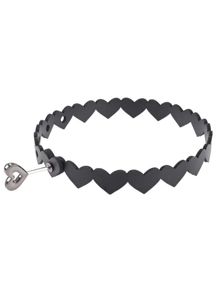 Heart Day Collar - Black SS09850