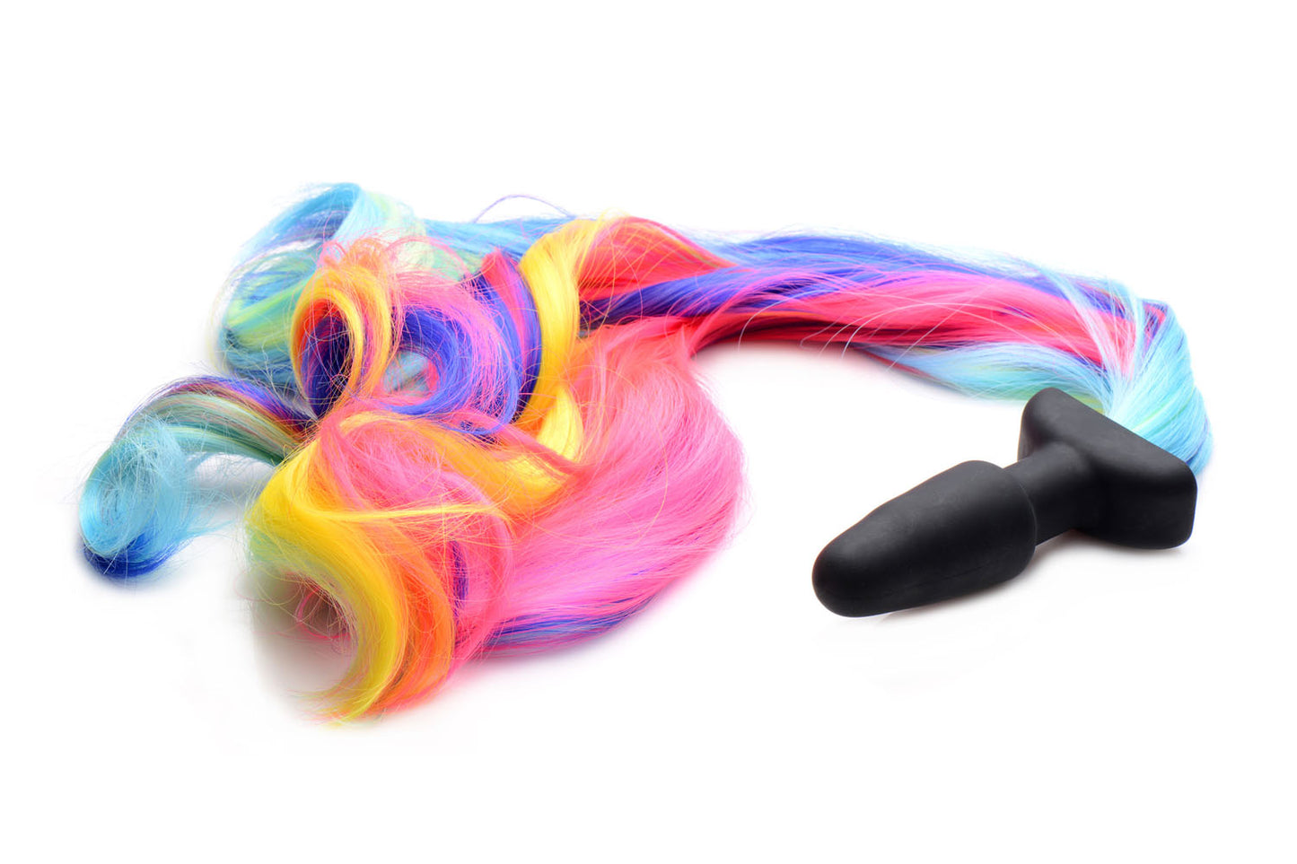 Rainbow Pony Tail Anal Plug TZ-AF641