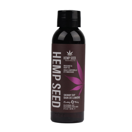 Hemp Seed Massage and Body Oil - Skinny Dip - 2 Fl. Oz/ 60ml EB-MAS221E