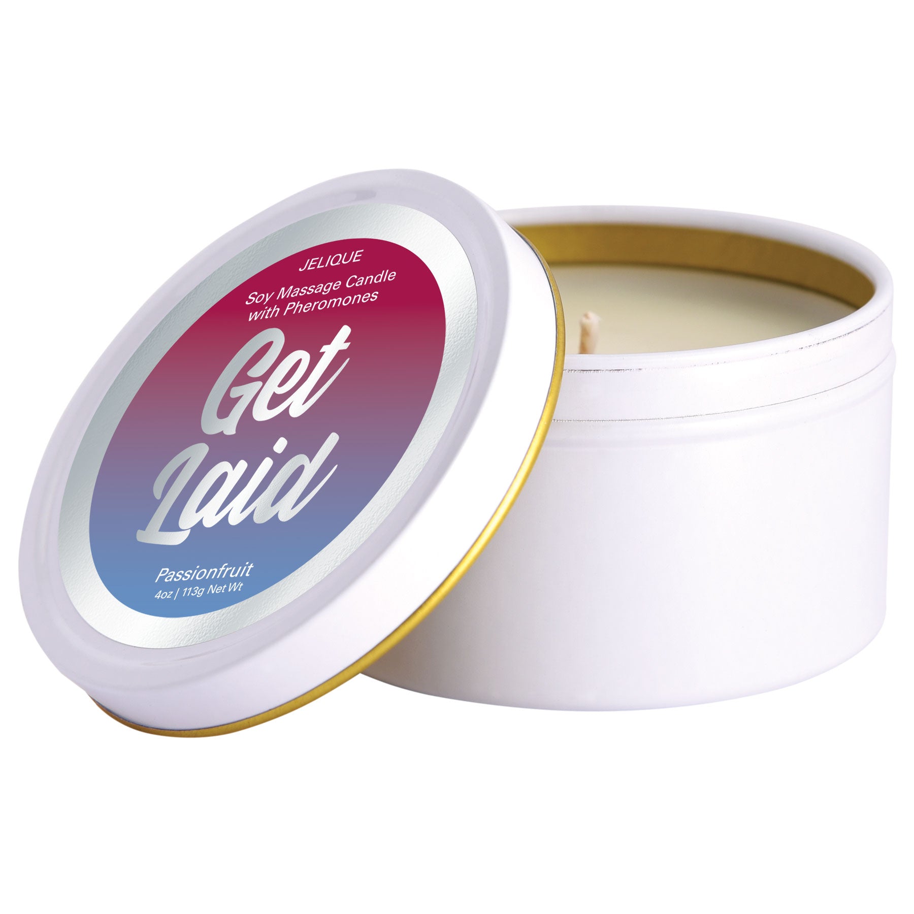 Mood Candle - Get Laid - Passion Fruit - 4 Oz. Jar JEL4502-04