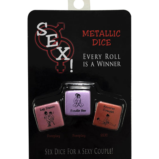 Sex! Metallic Dice KG-BGR122