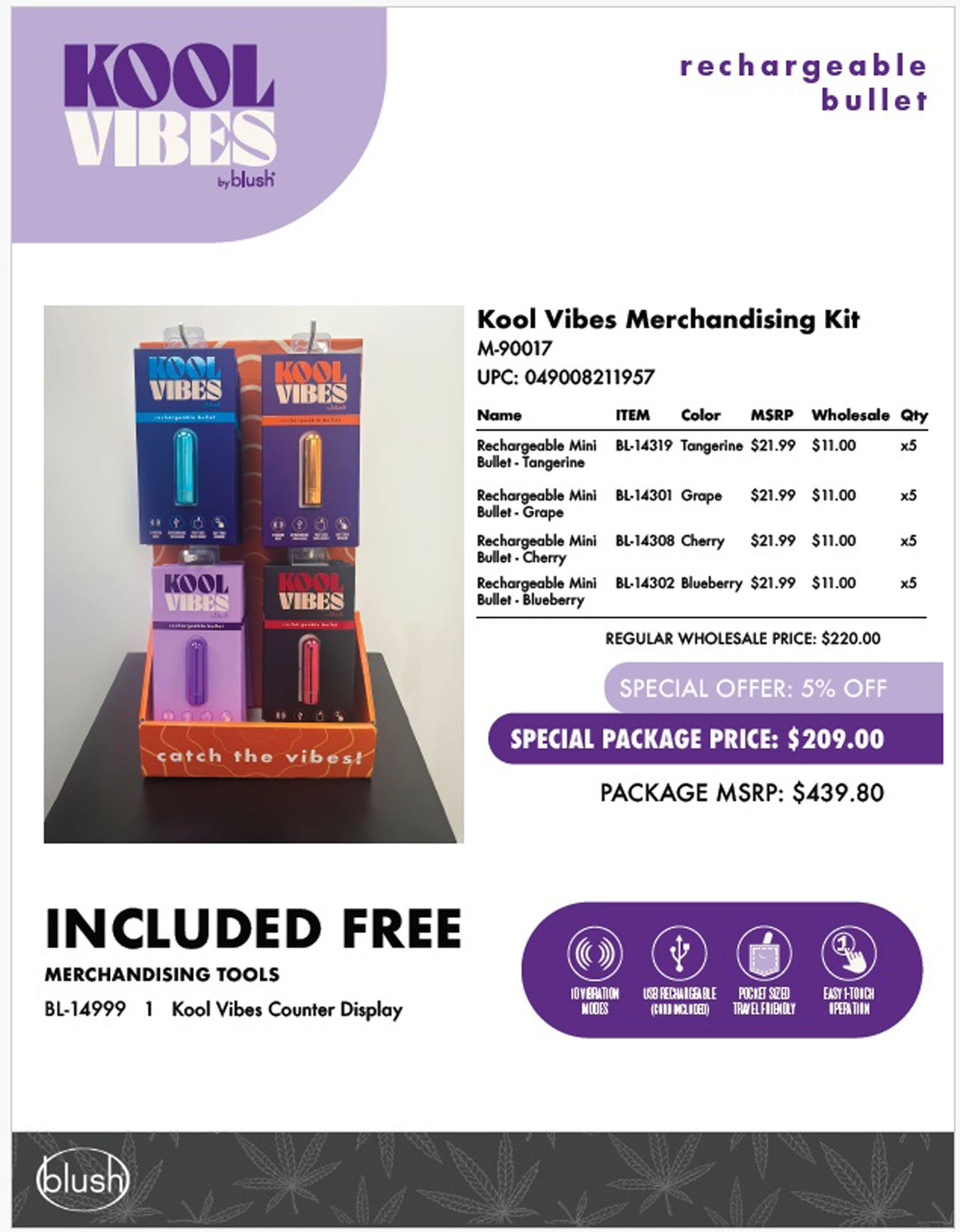 Kool Vibes Merchandising Kit M-90017