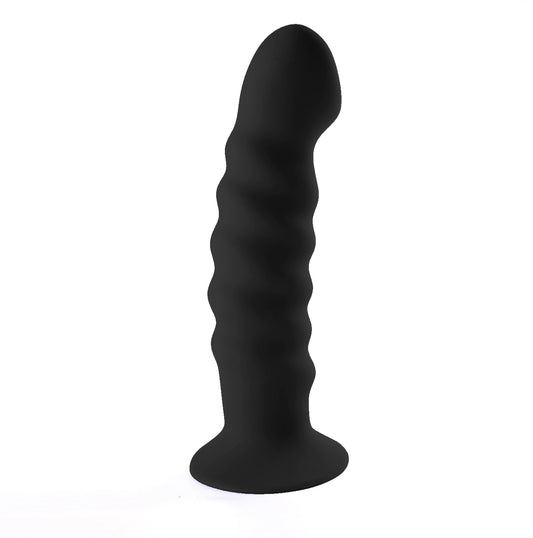 Kendall Silicone Dong Swirled Satin Finish - Black MT2503-BK1