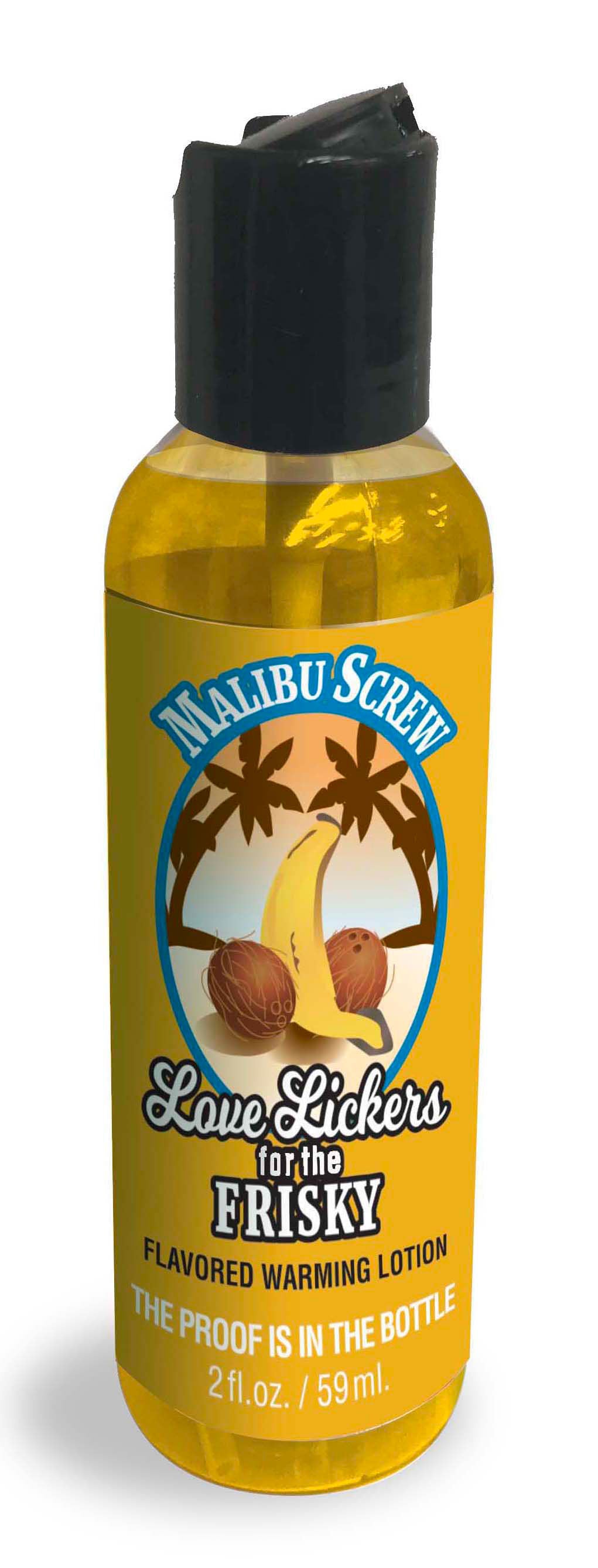 Love Lickers Massage Oil - Malibu Screw - 1.76 Fl. Oz. LG-BT015